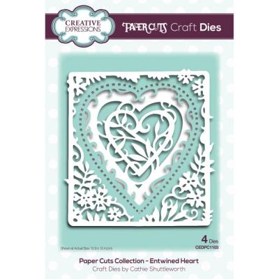 Creative Expressions Paper Cuts Craft Dies - Entwined Heart